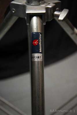 Stativo professionale da studio manfrotto mt 055