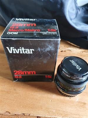 Obiettivo marca Vivitar mm. 28