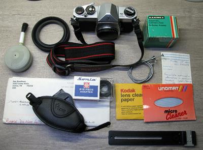 Ashai Pentax Spotmatic SP1000 e accessori