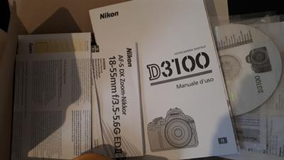 Reflex Marca Nikon D3100 + Obiettivo Af-S Dx 18-55 VR, ottimo stato - Anteprima 3