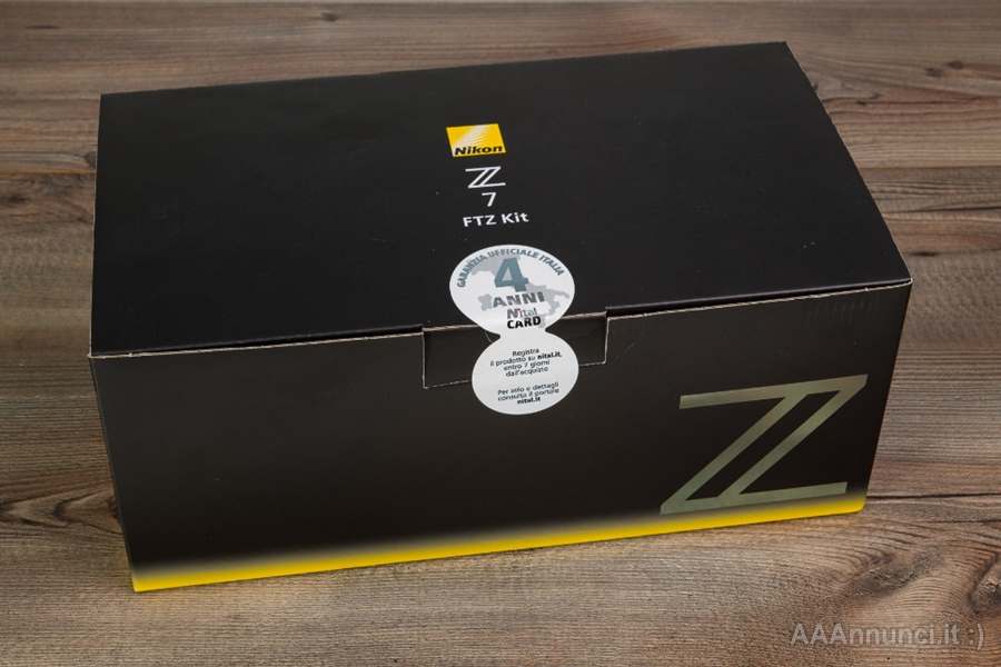 Nikon Z7 con adattatore FTZ