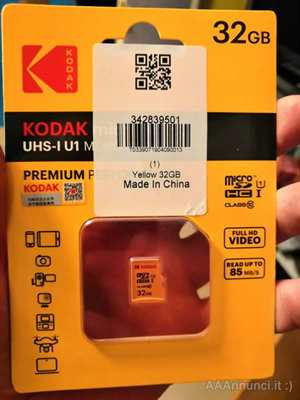 Micro sd 32 gb Kodak 4K