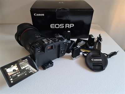 Canon EOS RP full frame Mirrorless con obiettivo RF 24-105MM