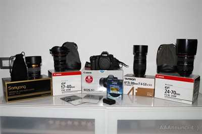 Canon Eos 6D + Obbiettive + Filtri