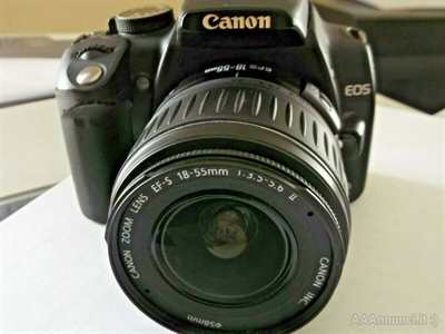 Canon Eos 350 d con obiettivo 55mm
