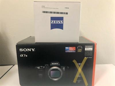 Sony A7 III e l'obiettivo sony Zeiss 25mm f2
